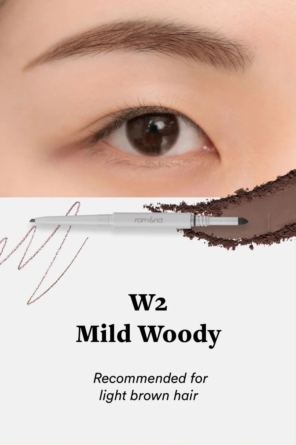 ROMAND Han All Flat Brow W2 Mild Woody