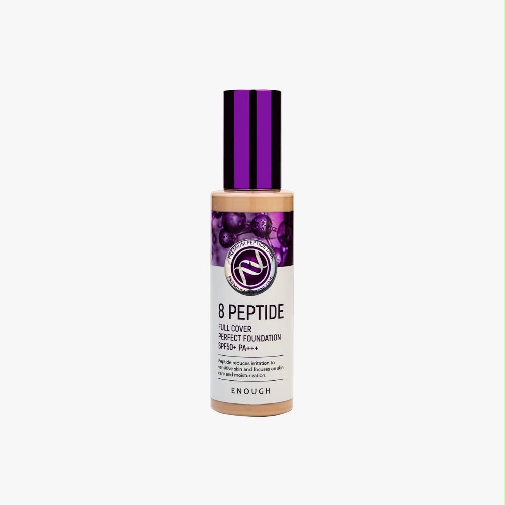 ENOUGH Premium 8 Peptide Full Cover Perfect Foundation #13 SPF 50+