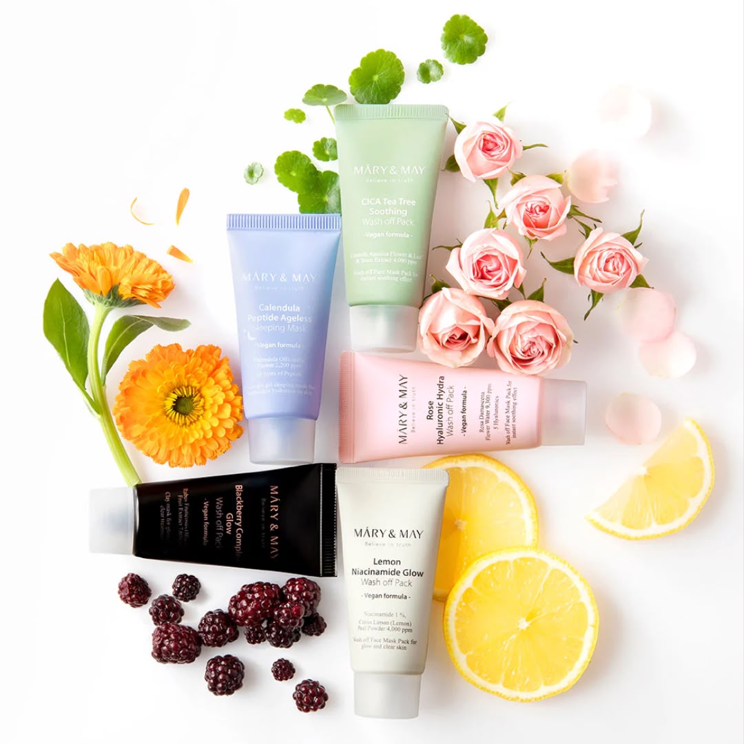 Mary&May Wash-Off Pack Gift Set