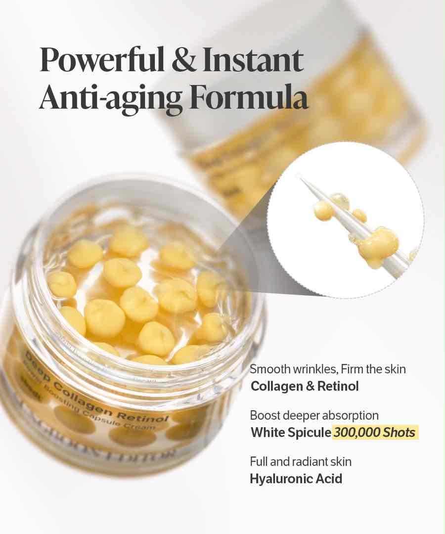 SUNGBOON EDITOR Deep Collagen Retinol Power Boosting Capsule Cream