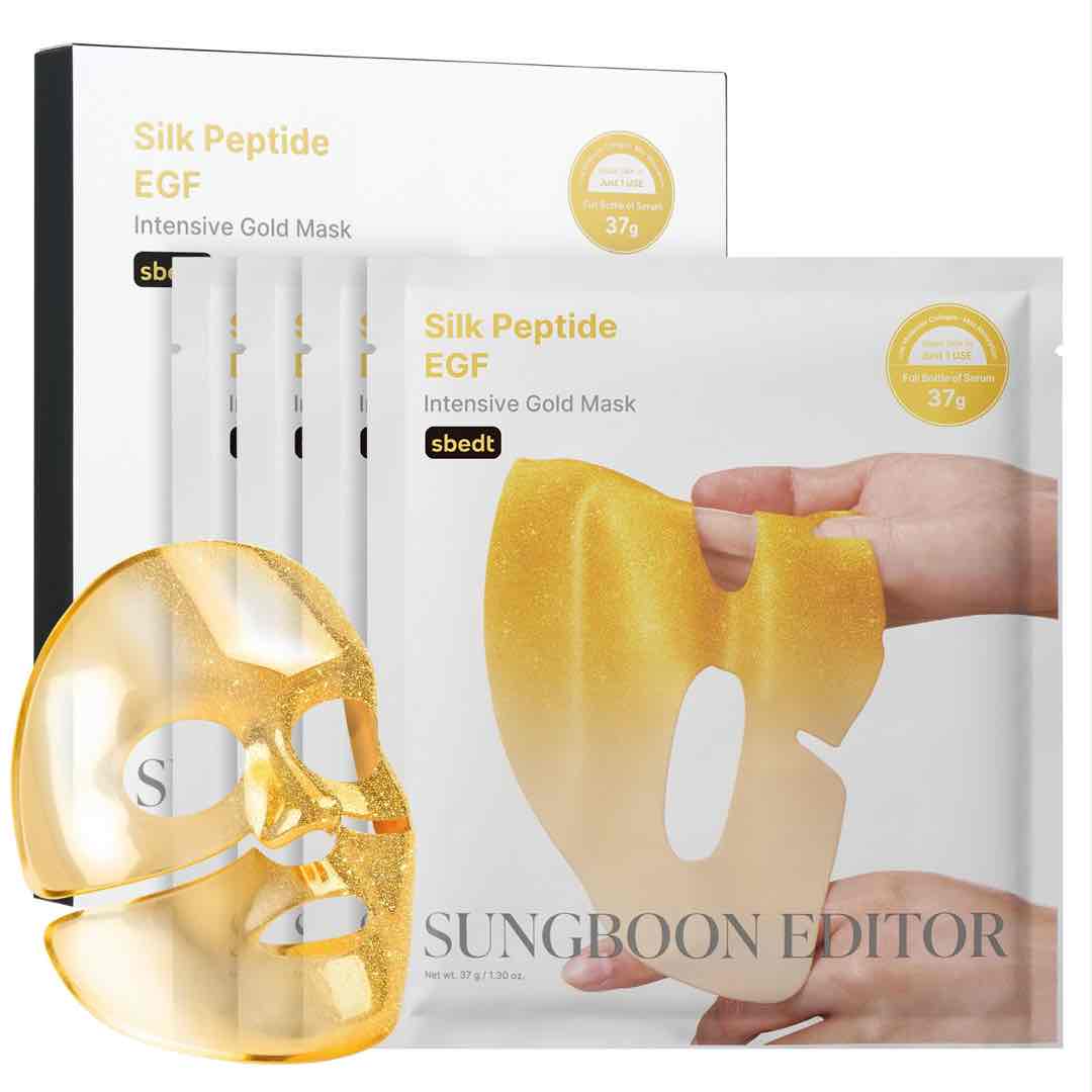 SUNGBOON EDITOR Silk Peptide EGF Intensive Gold Sheet Mask 4ea