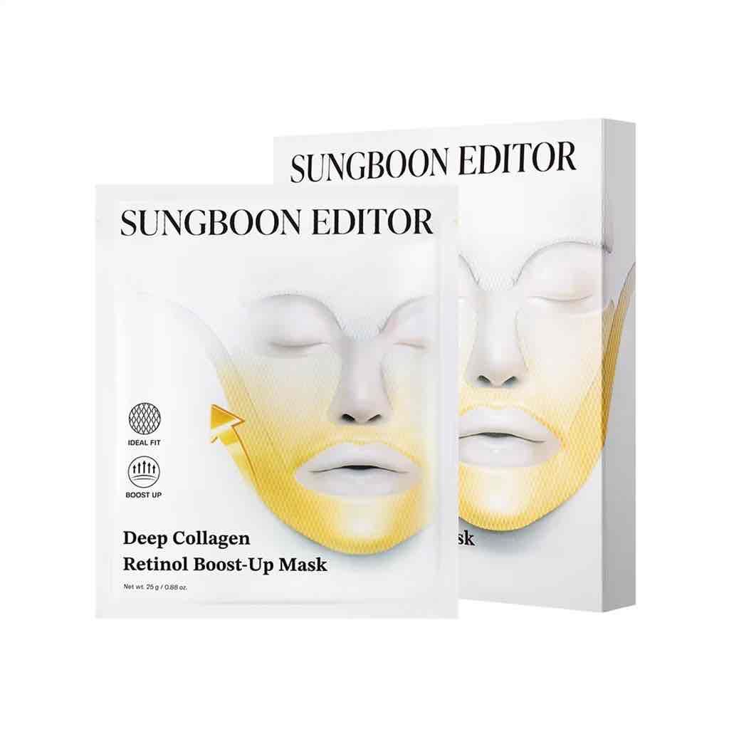 SUNGBOON EDITOR Deep Collagen Retinol Boost Up Mask Set 4pcs