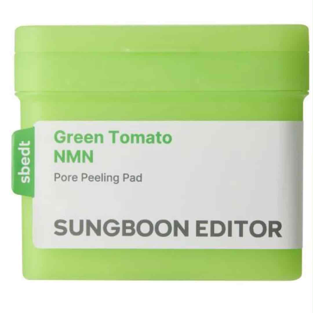 SUNGBOON EDITOR Green Tomato NMN Pore Peeling Pad 170ml 60pcs