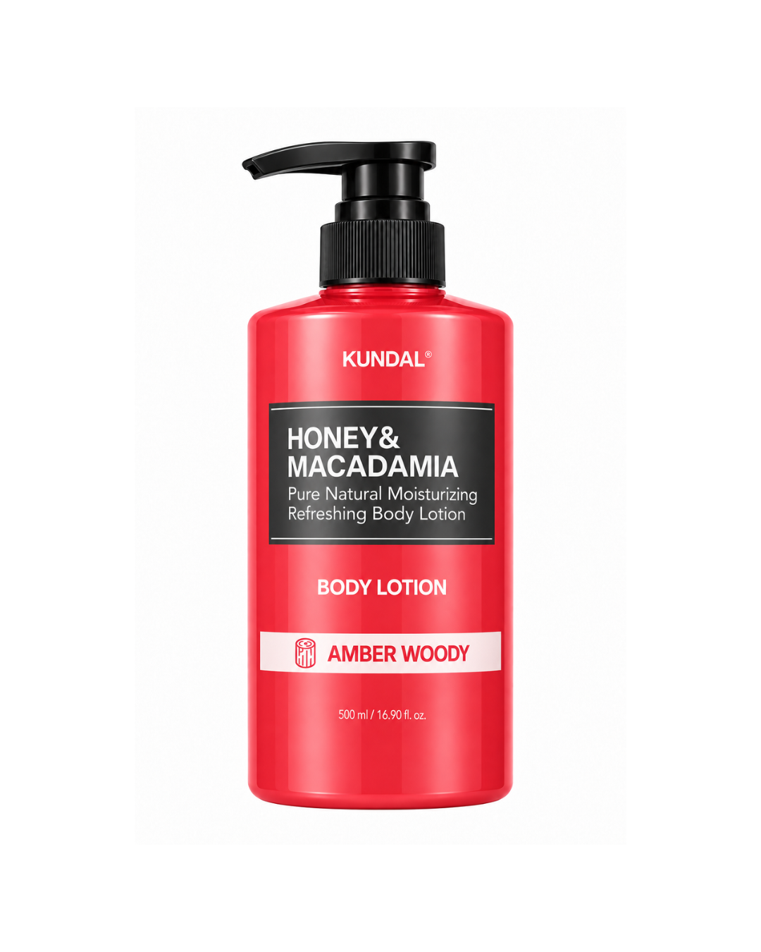 HONEY & MACADAMIA PURE BODY LOTION 500ML - AMBER WOODY