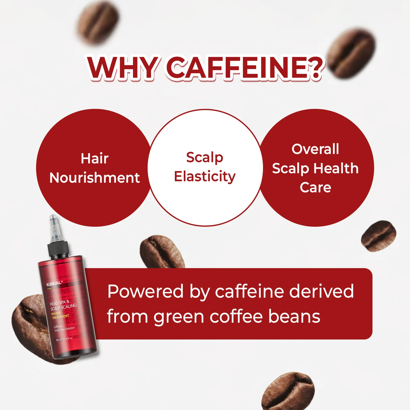 CAFFEINE WATER TREATMENT 300ML - HERB MINT