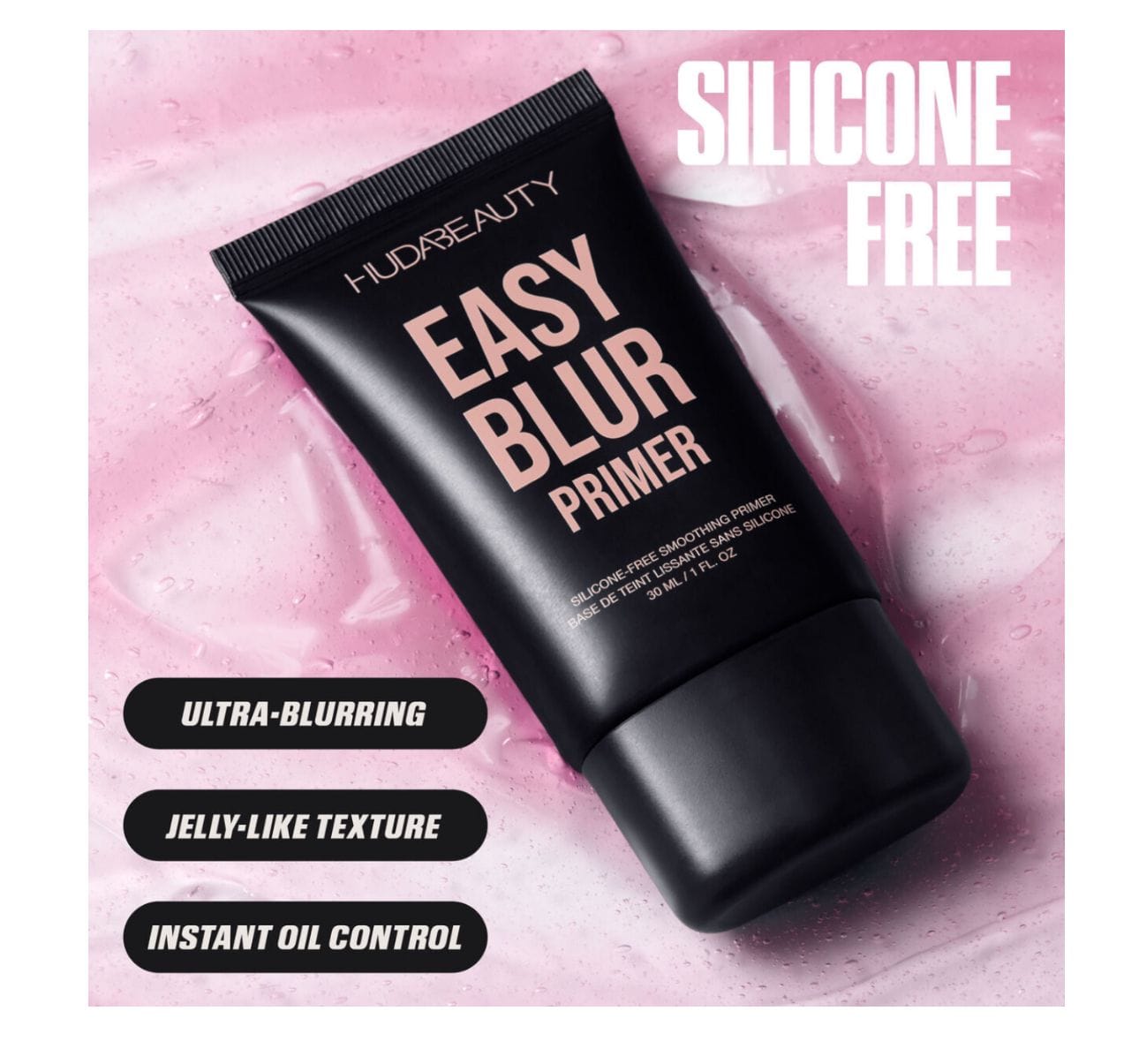 Huda Beauty Easy Blur Silicone-Free Smoothing &amp; Pore-Minimizing Primer