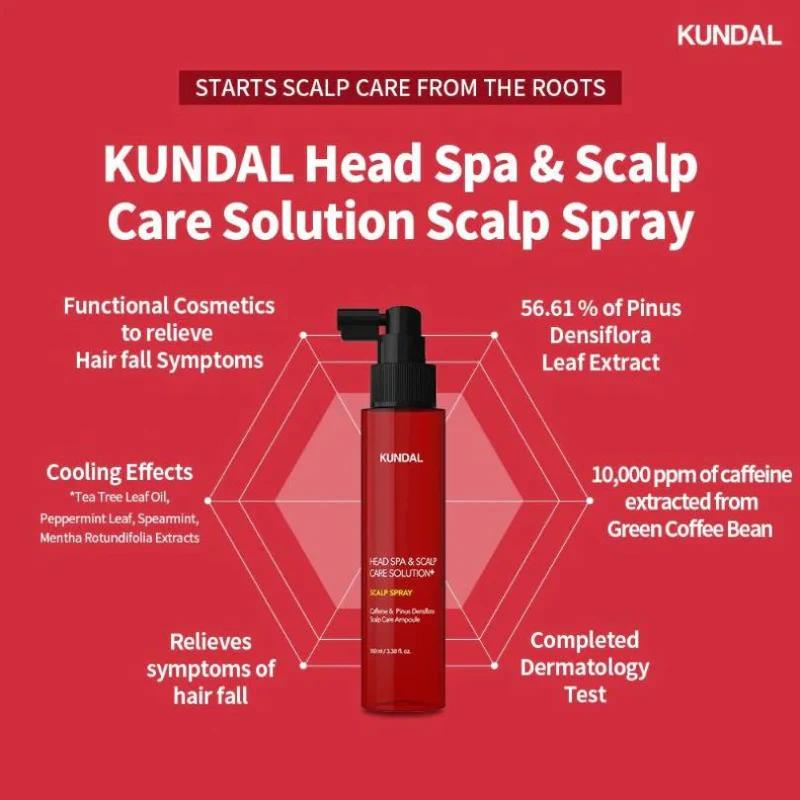 Kundal Head Spa + Scalp Care + Scalp Caffeine Tonic