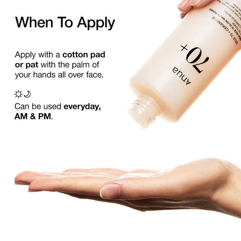 Anua Rice 70+ Glow Milky Toner 250 ML