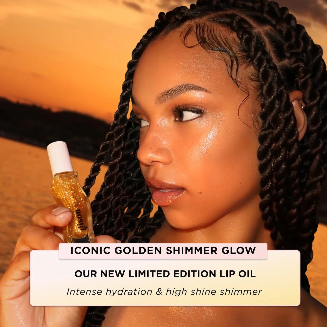 GISOU HONEY GOLDEN SHIMMER INFUSED LIP OIL