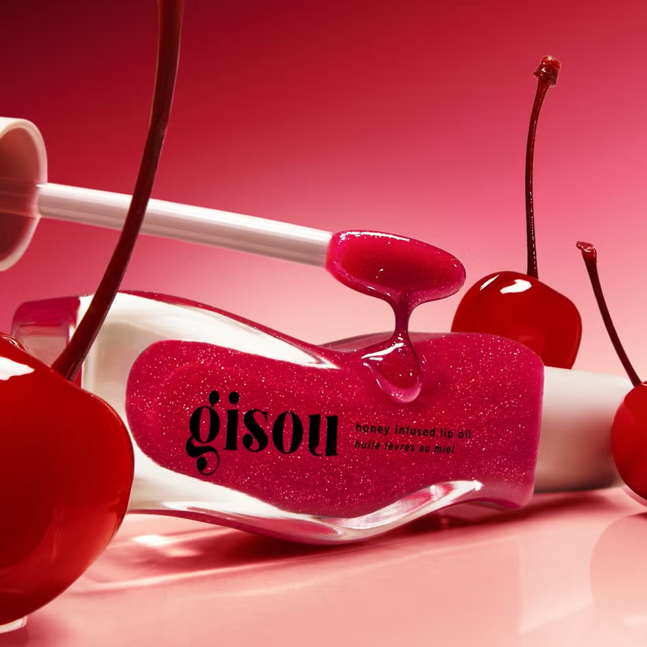 GISOU HONEY INFUSED LIP OIL (CHERRY ON THE CAKE)