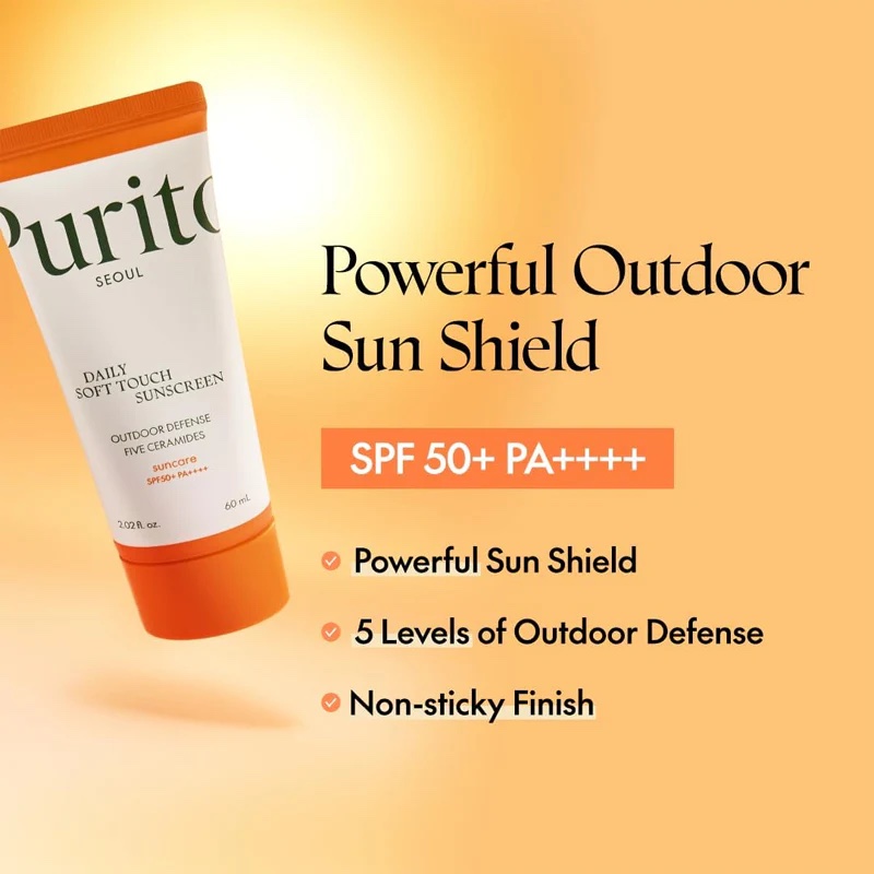 Purito Daily Soft Touch
Sunscreen
SPF50+ PA++++