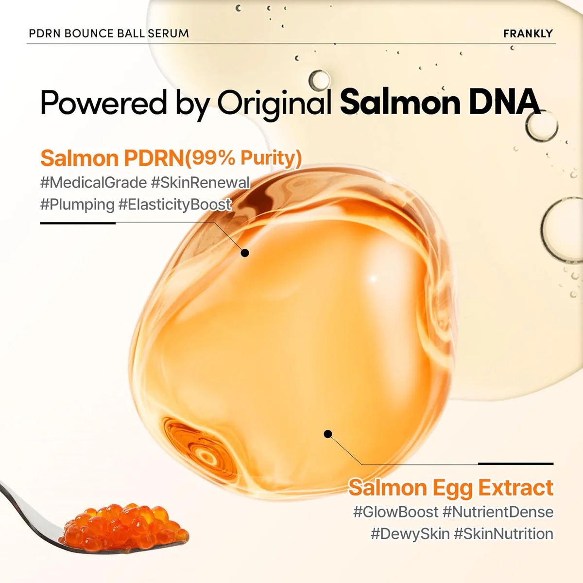 FRANKLY SALMON PDRN BOUNCE BALL SERUM