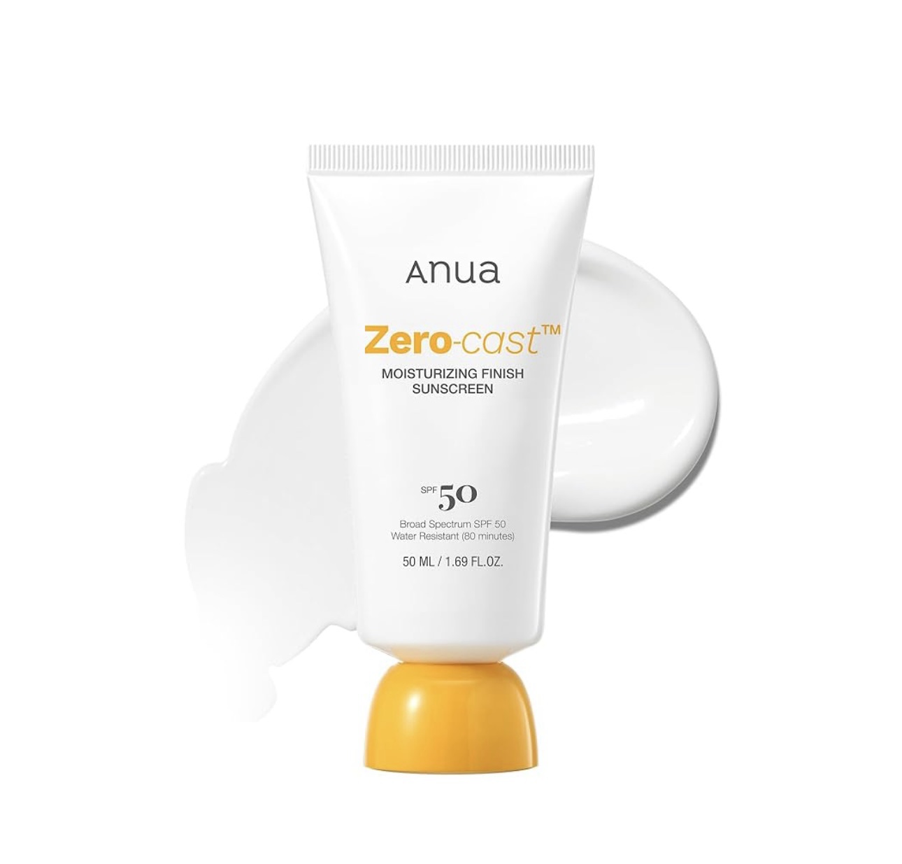 ANUA - ZERO CAST MOISTURIZING FINISH SUNSCREEN