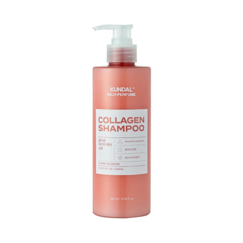 KUNDAL COLLAGEN DAMAGE CARE SHAMPOO 400 ML - CHERRY BLOSSOM