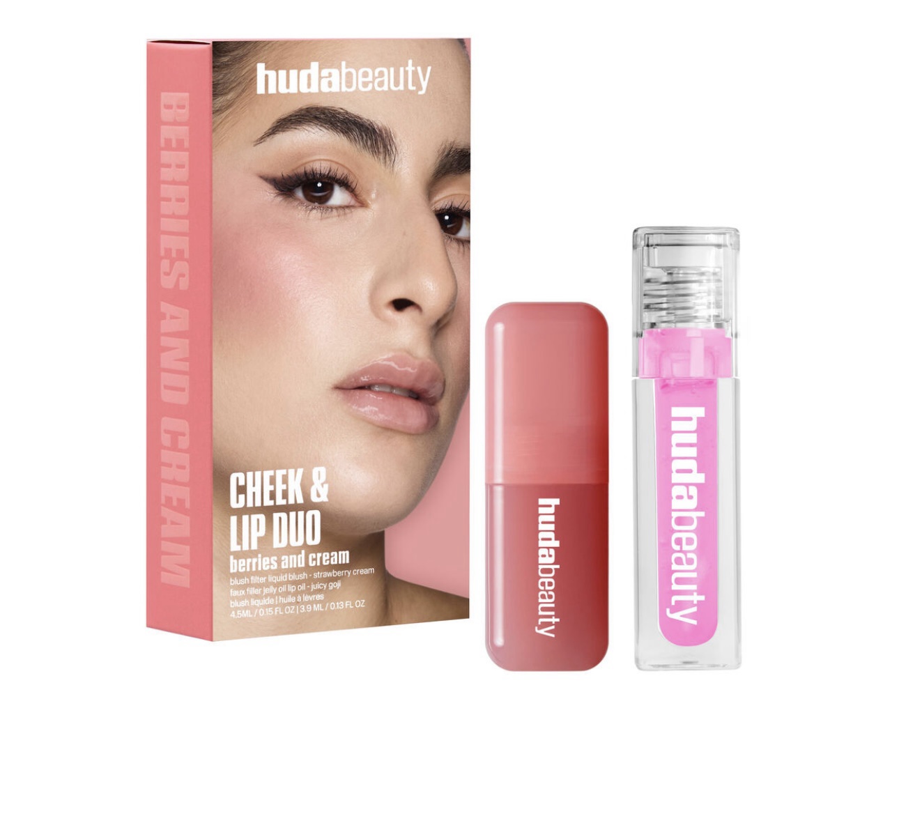 CHEEK &amp; LIP DUO BERRIES AND CREAM HUDA BEAUTY