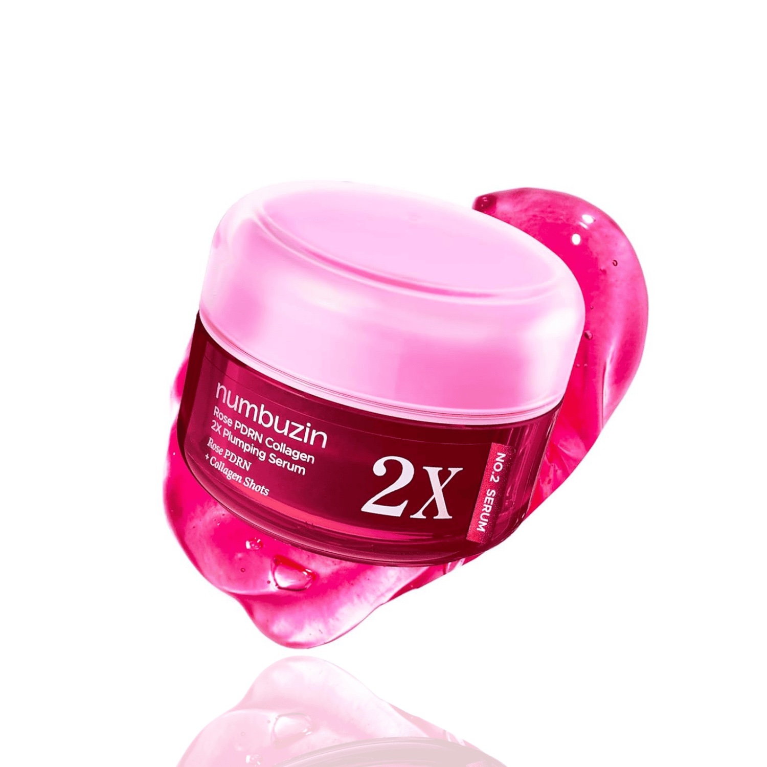 Numbuzin No.2 Rose PDRN Collagen 2X Plumping Serum Jar
