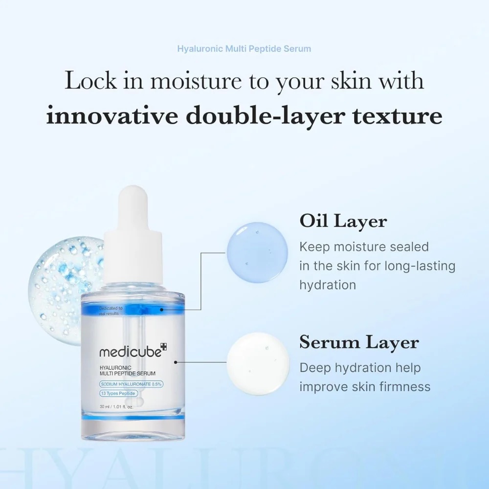 MEDICUBE HYALURONIC MULTI PEPTIDE SERUM 30 ML
