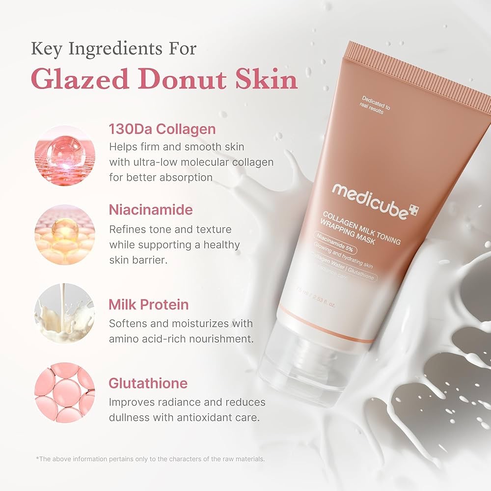 Medicube COLLAGEN MILK TONING
WRAPPING MASK