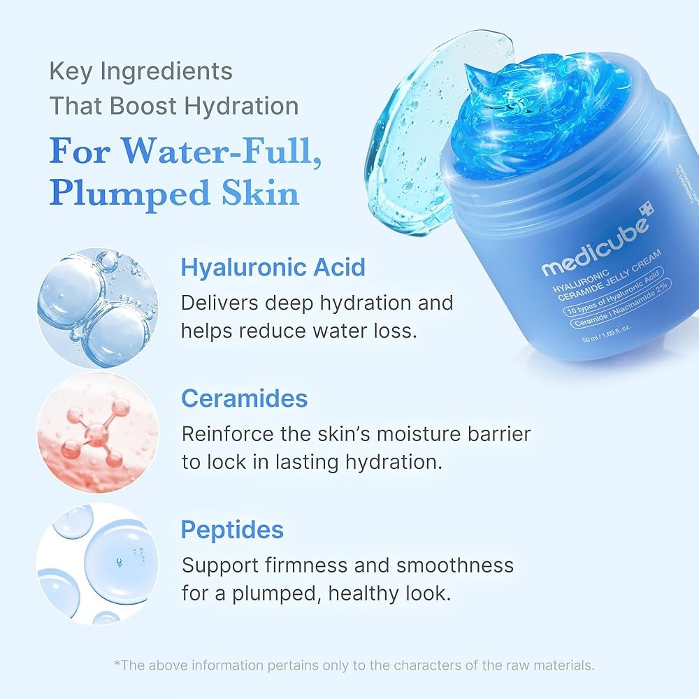 Medicube HYLARUONIC CERAMIDE
JELLY CREAM 50ml