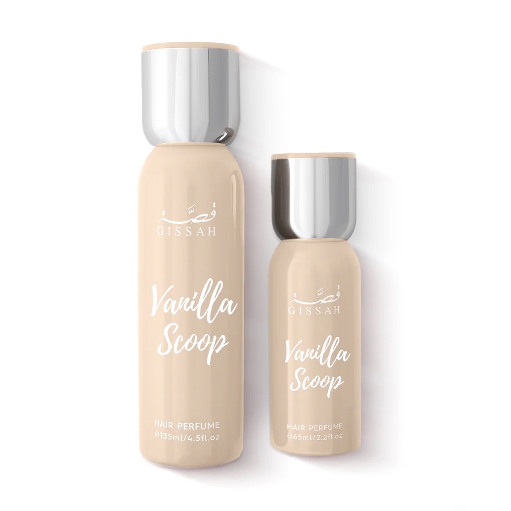 Vanilla Scoop Hair Mist Set by Gissah Perfume 2 Pieces Set 135ml + 65ml