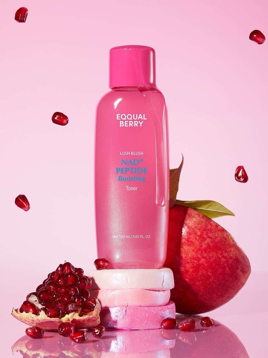 EqqualBerry Lush Blush NAD+ Peptide Boosting Toner