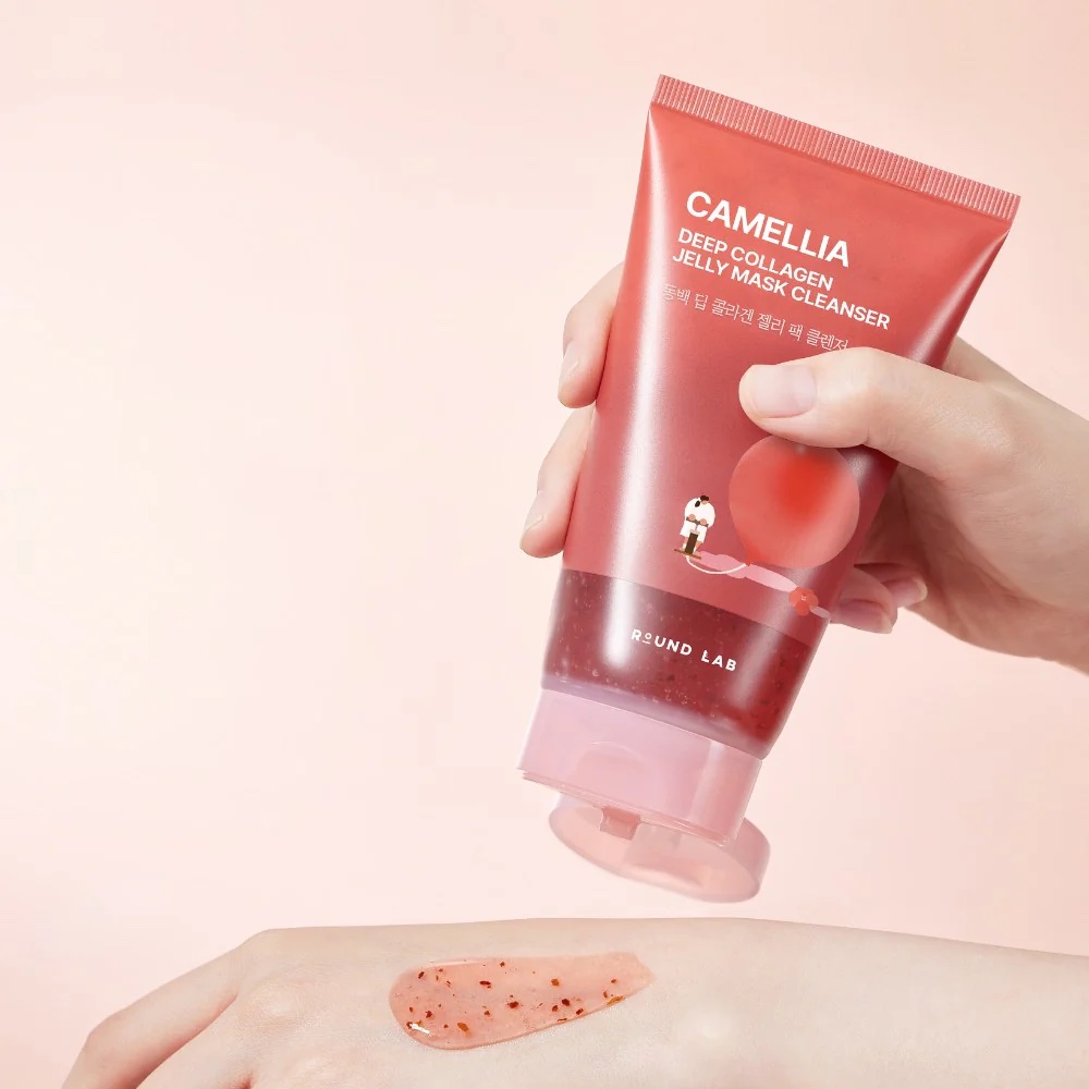 ROUND LAB CAMELLIA DEEP COLLAGEN JELLY MASK CLEANSER