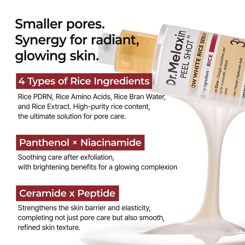 Dr. Melaxin PEEL SHOT RICE SERUM